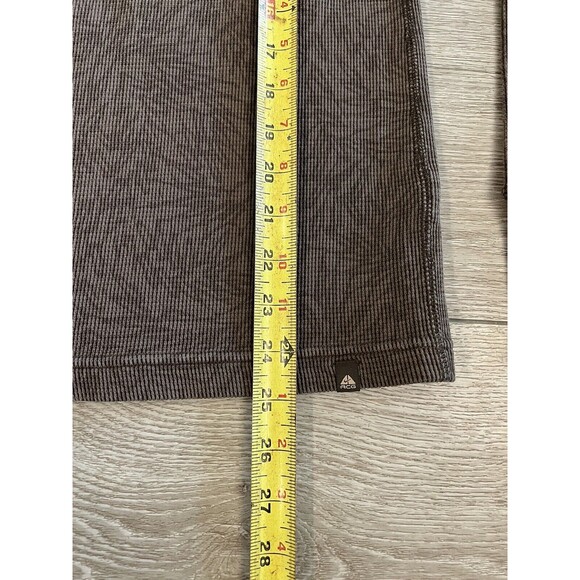 Vintage Nike ACG Base Layer Shirt Top Womens Large Brown Gorpcore - Picture 5 of 7